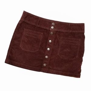 We the Free Joanie Chocolate brown corduroys pants